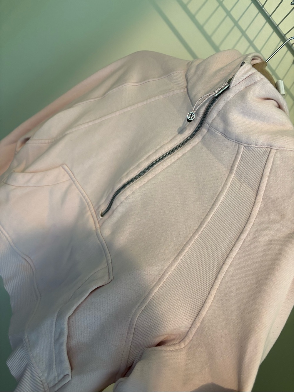 Lululemon Pink Half-Zip Hoodie - Picture 5 of 11